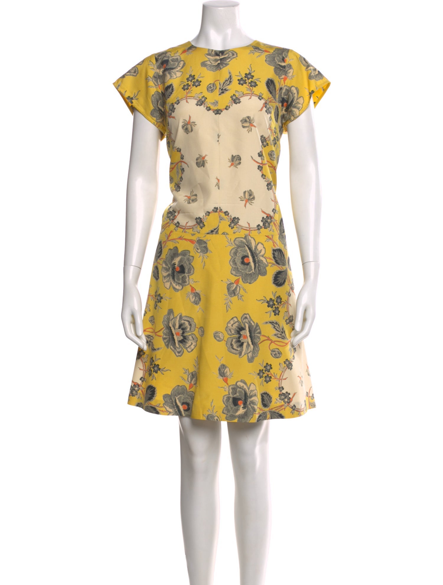 Etro Floral Print Knee-Length Dress