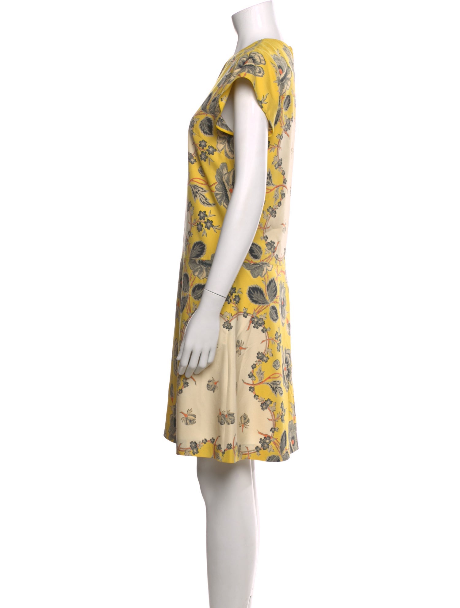 Etro Floral Print Knee-Length Dress