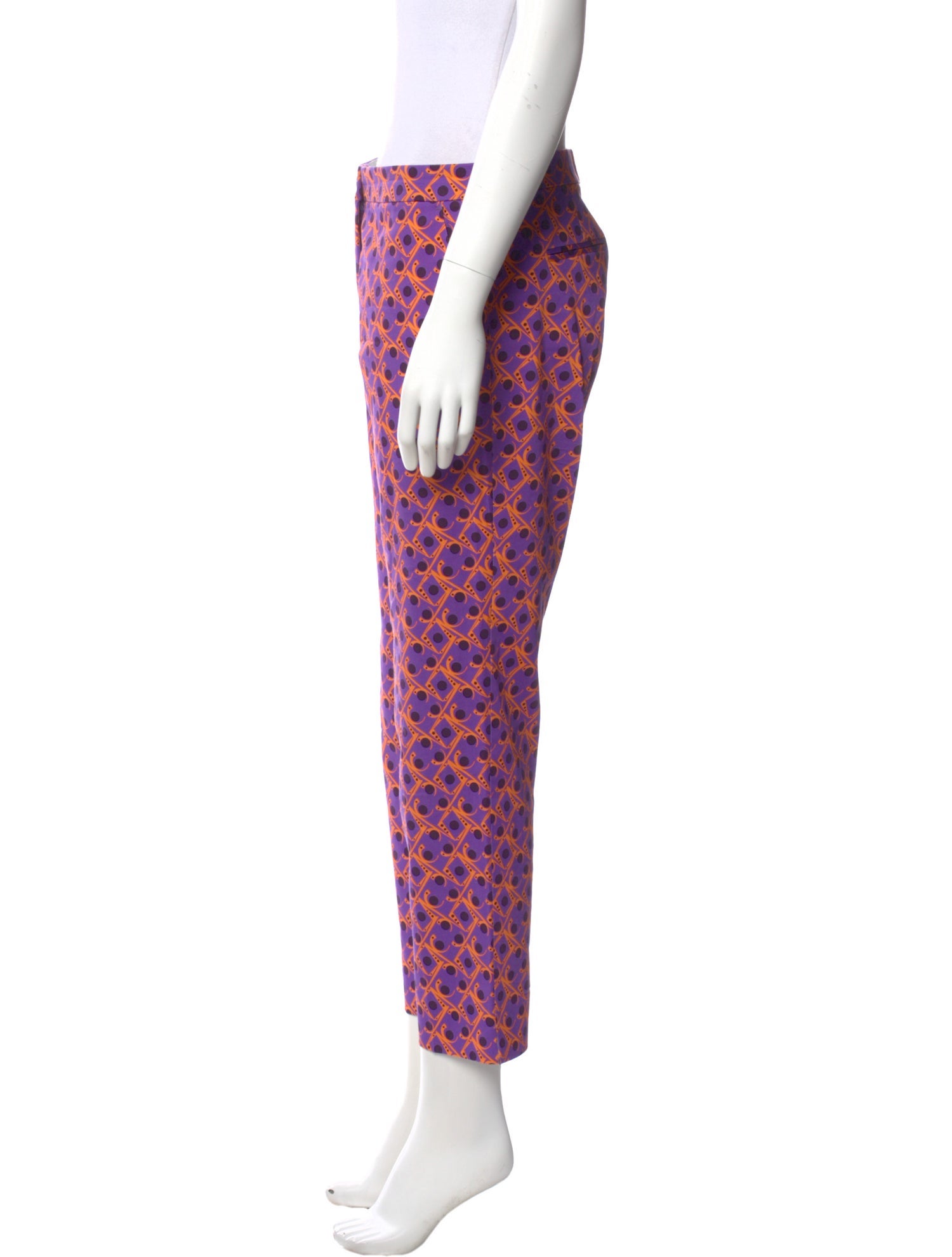 Etro Printed Straight Leg Pants