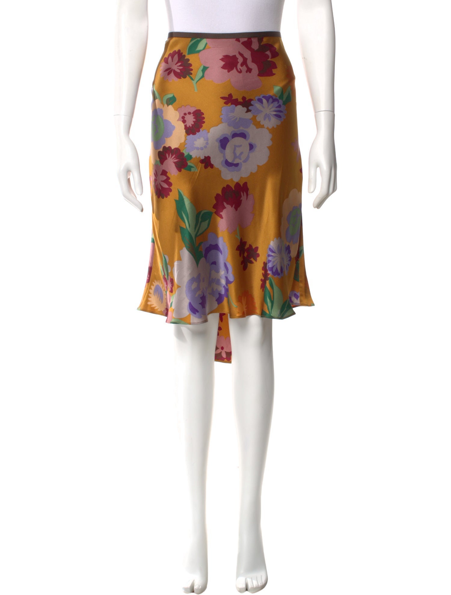 Etro Silk Knee-Length Skirt