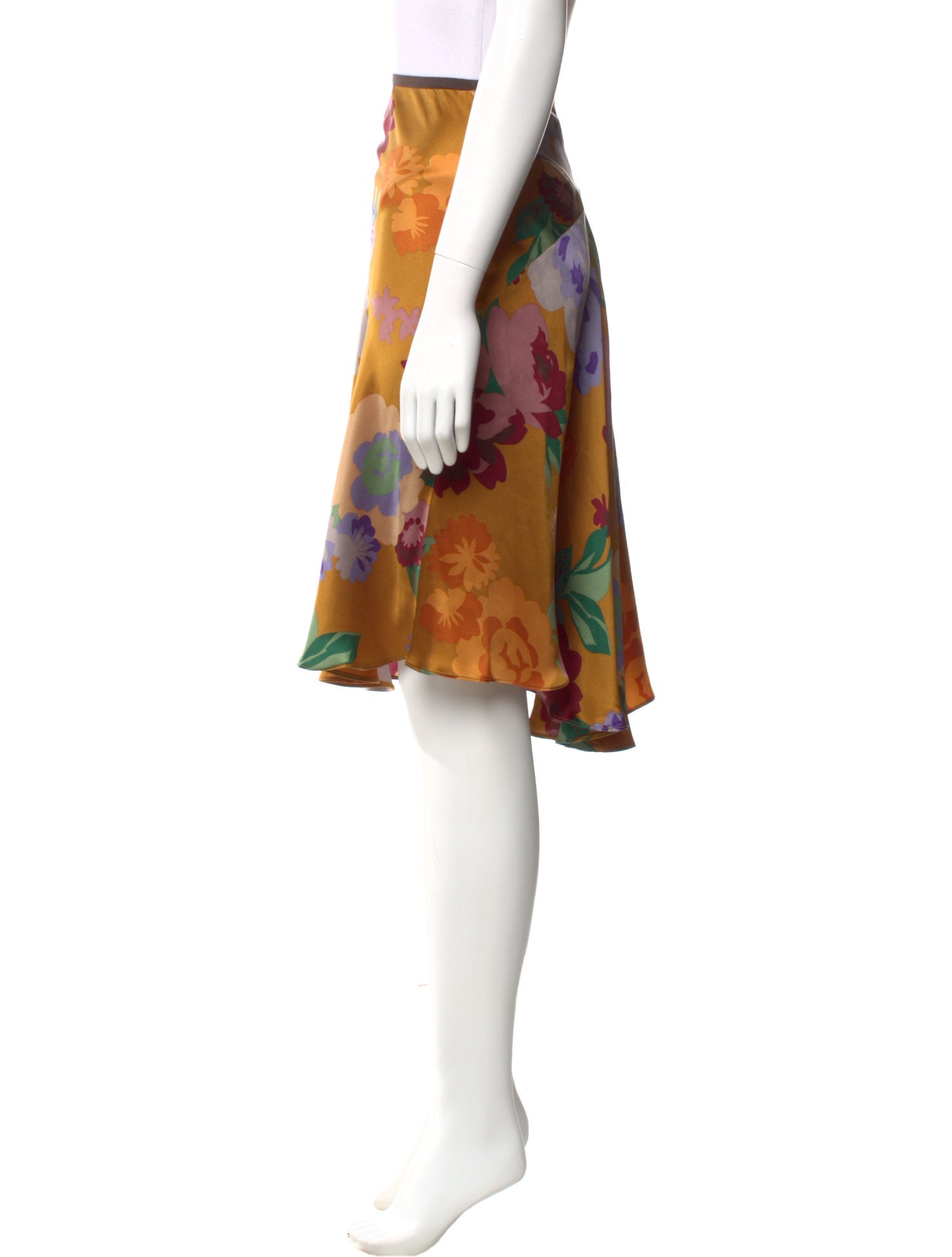 Etro Silk Knee-Length Skirt