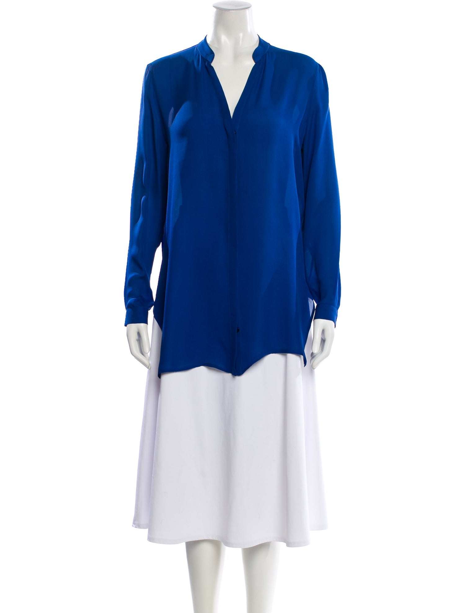 Etro Silk V-Neck Blouse