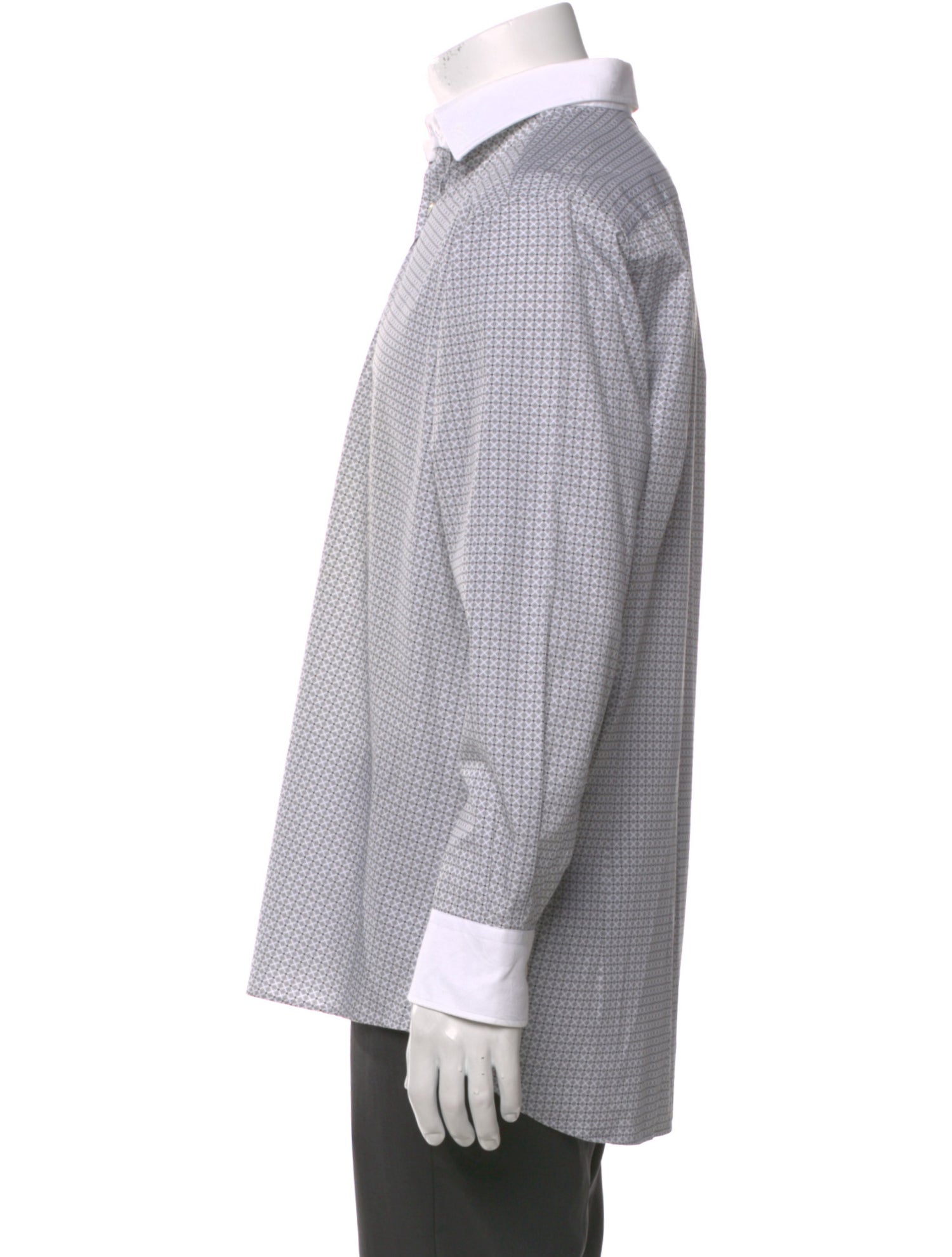 Etro Printed Long Sleeve Dress Shirt