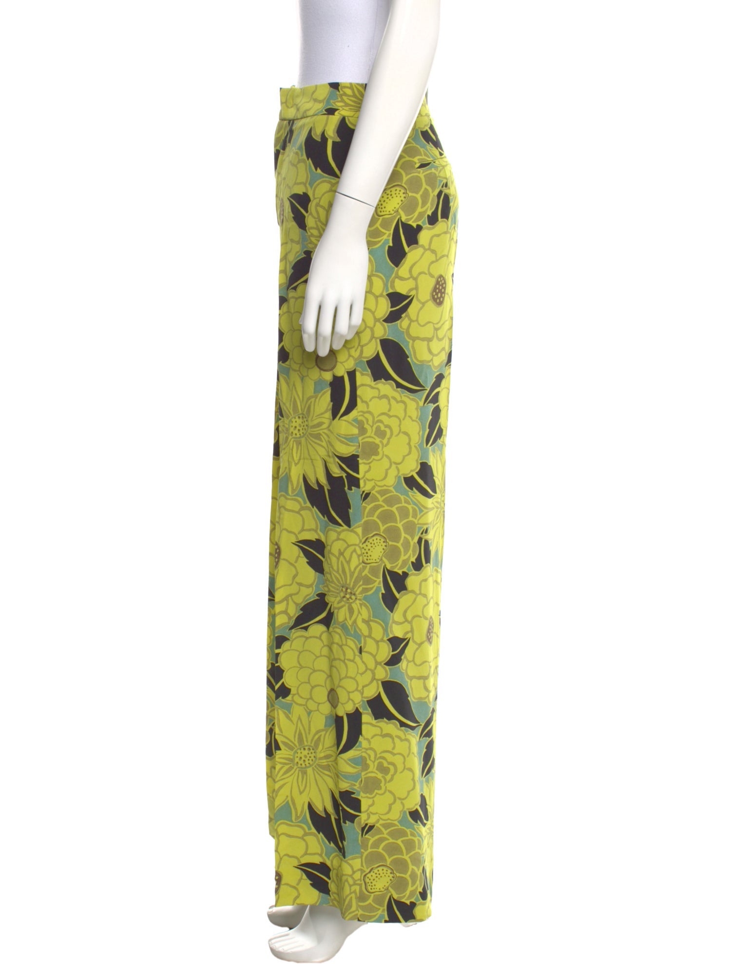 Etro Silk Wide Leg Pants