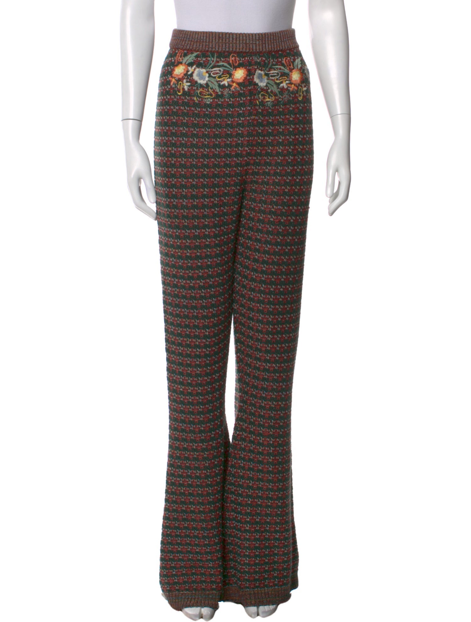 Etro Printed Wide Leg Pants