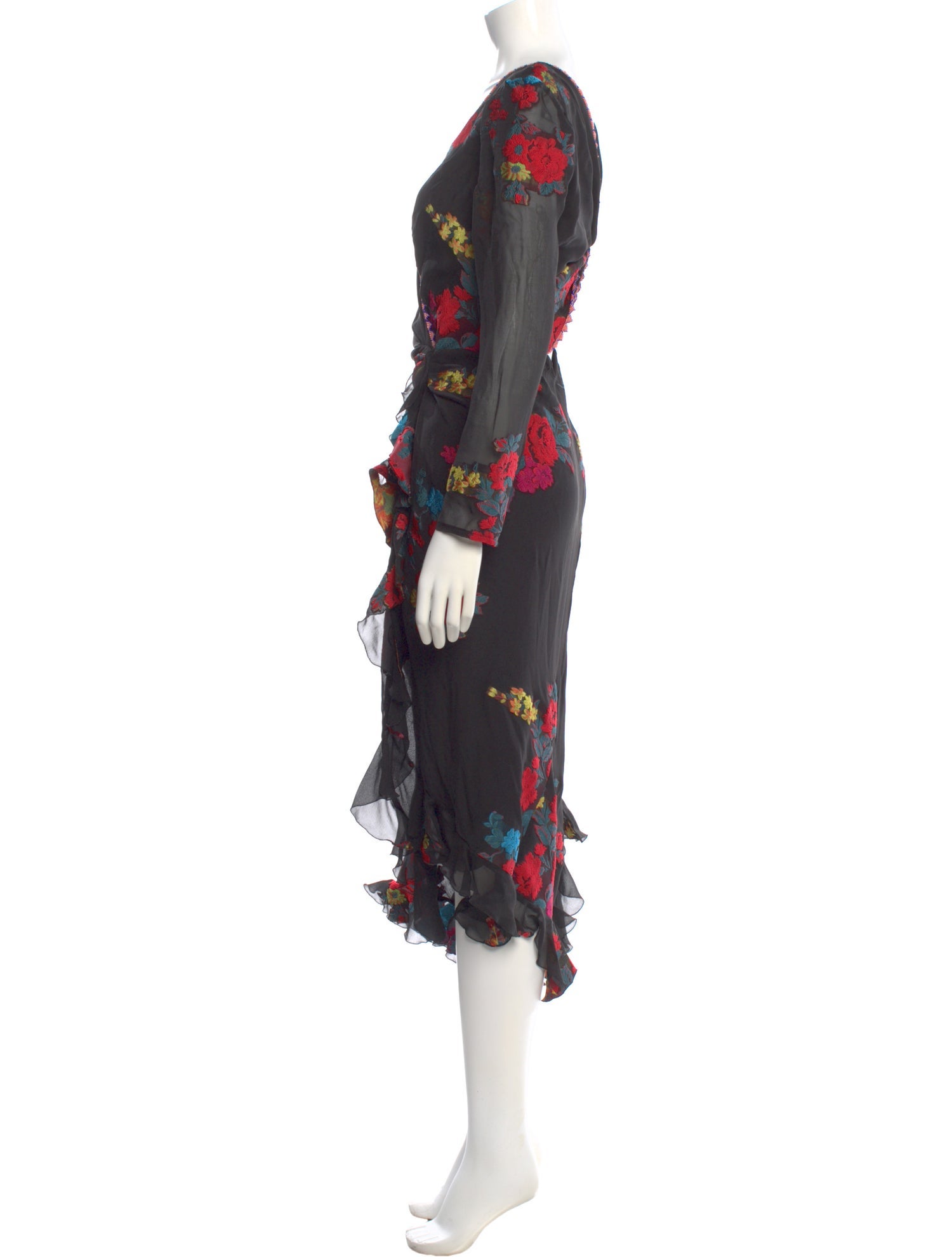 Etro Floral Print Long Dress