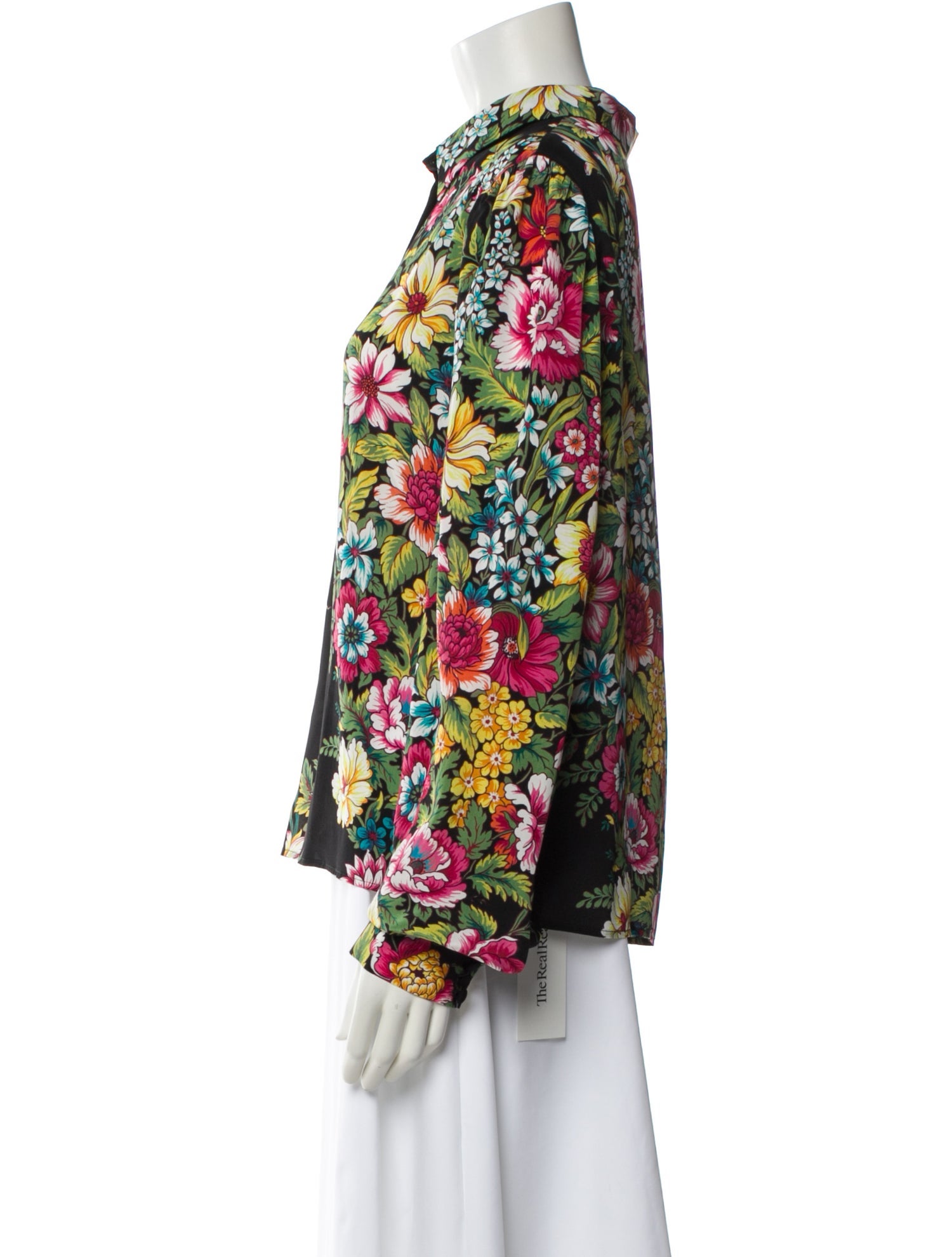 Etro Silk Floral Print Blouse