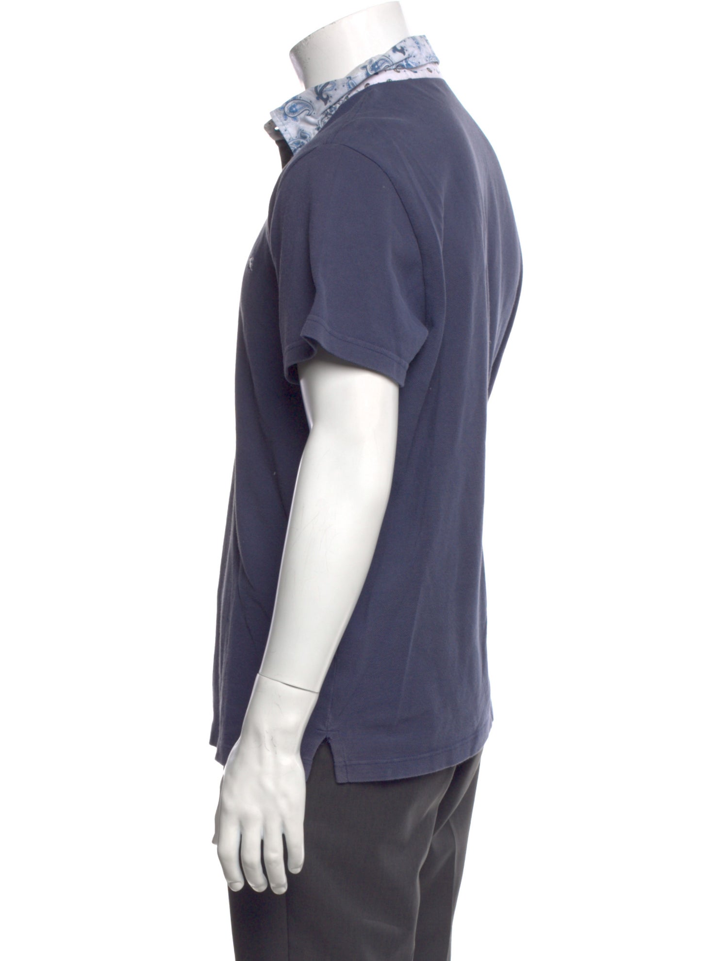 Etro Crew Neck Short Sleeve Polo Shirt