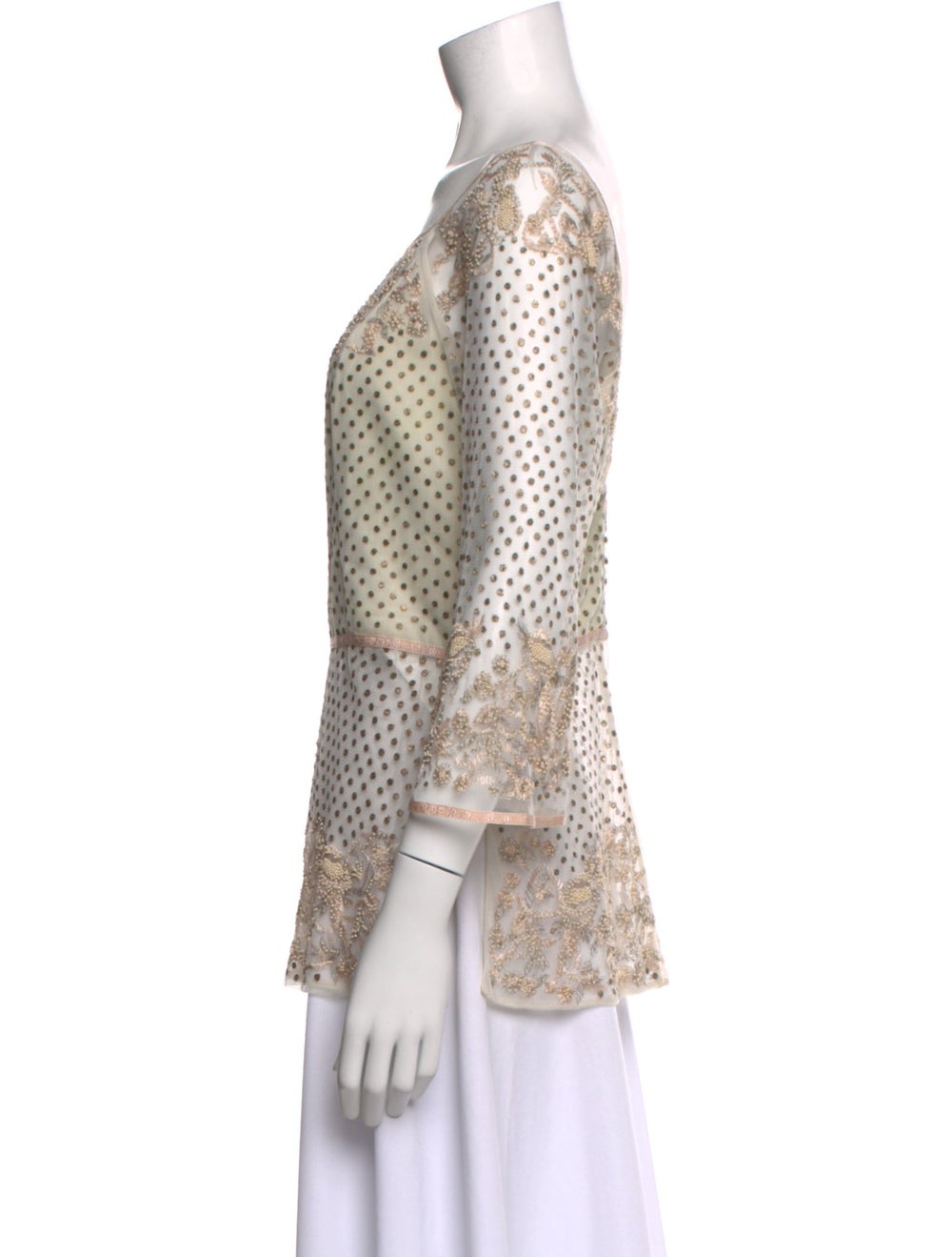 Etro Patterned Square Neckline Blouse w/ Tags - image 2