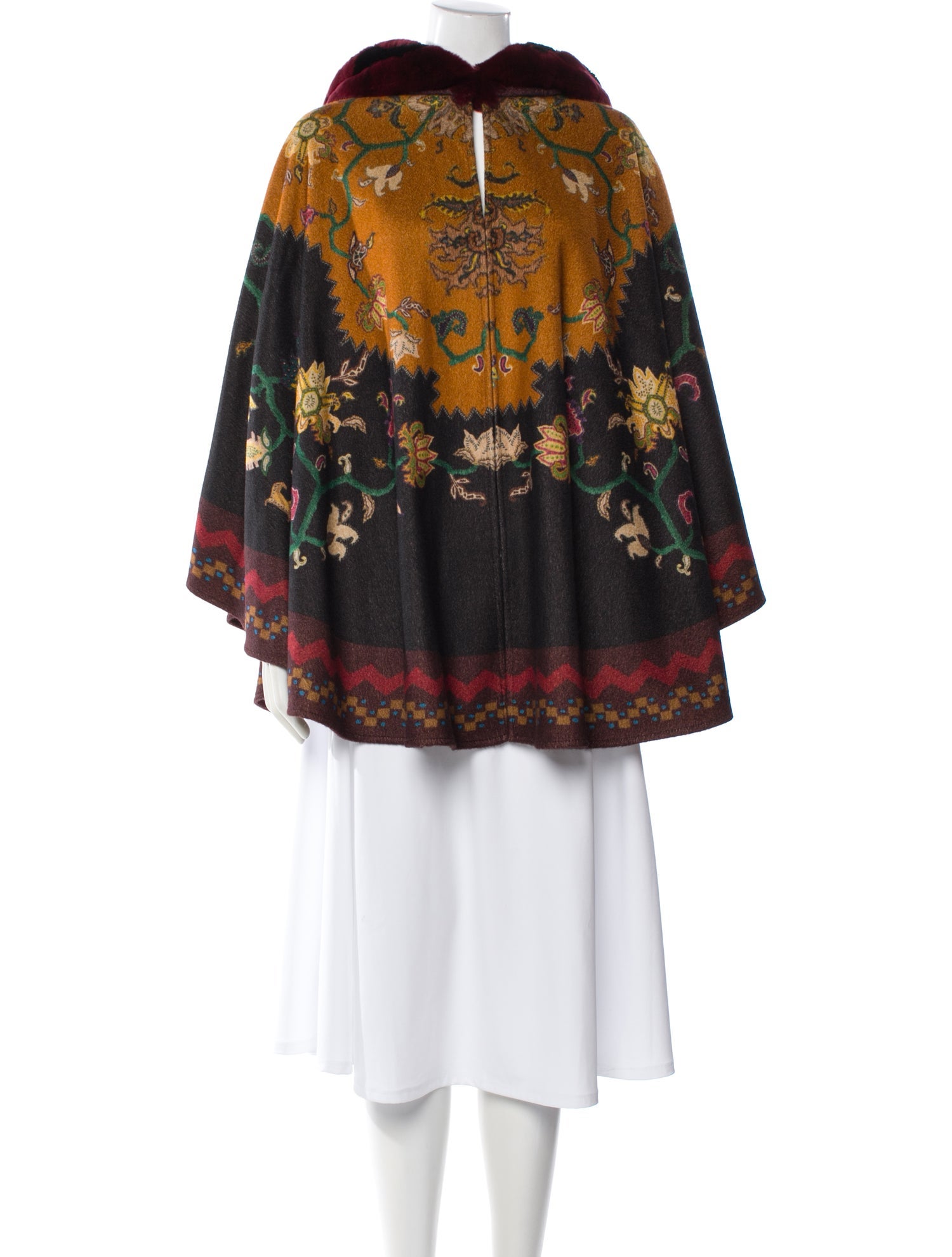 Etro Cashmere Floral Print Sweater
