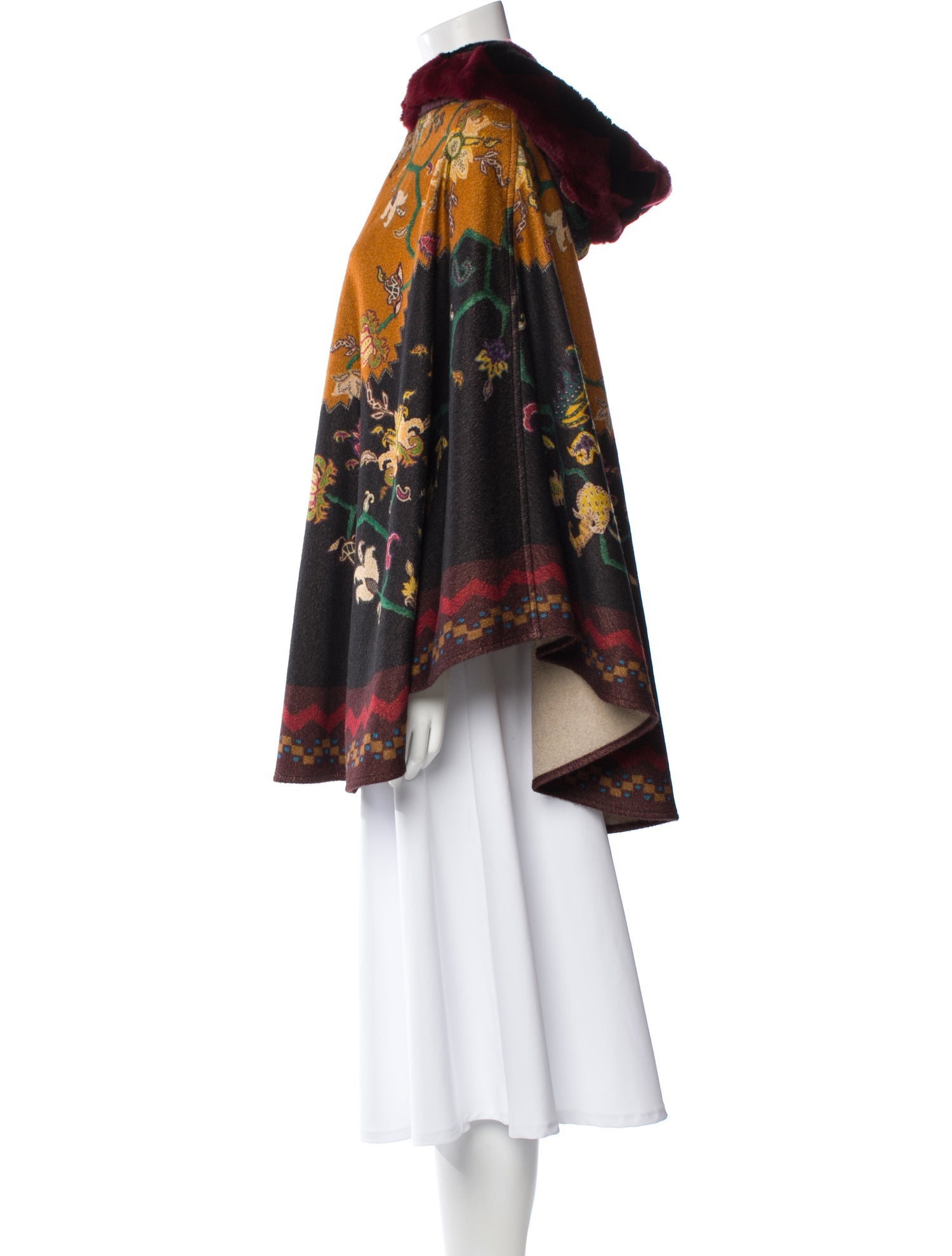 Etro Cashmere Floral Print Sweater