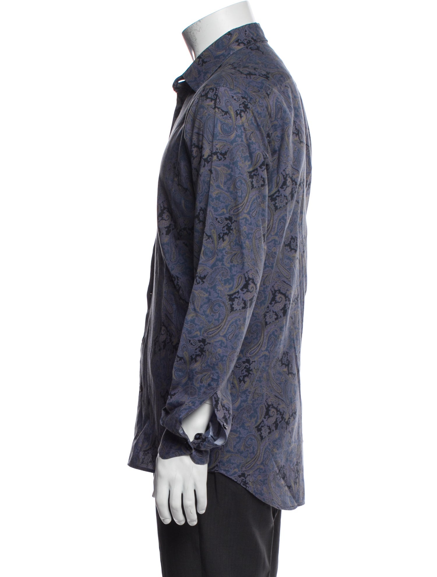 Etro Paisley Print Long Sleeve Shirt