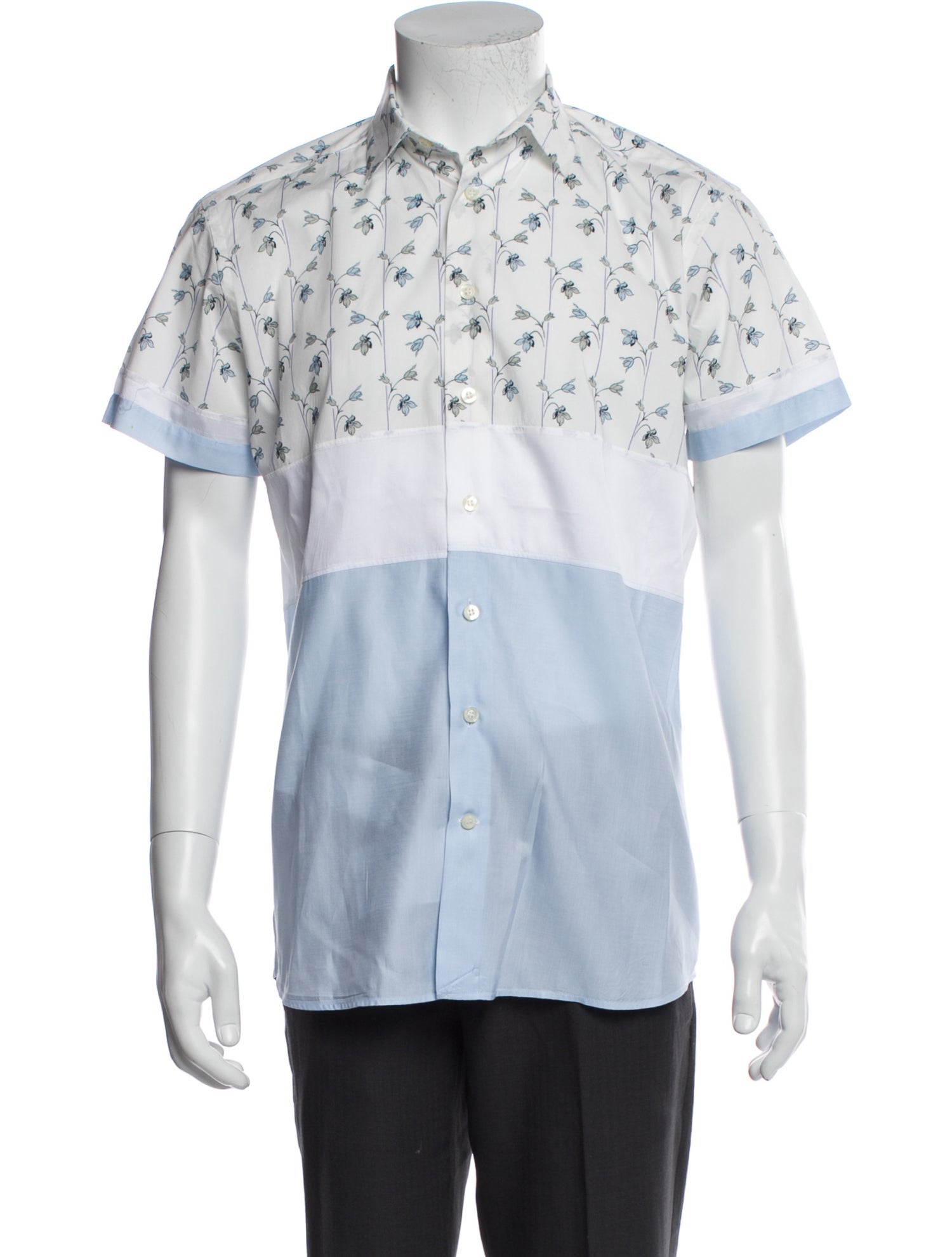 Etro Printed Short Sleeve Shirt
