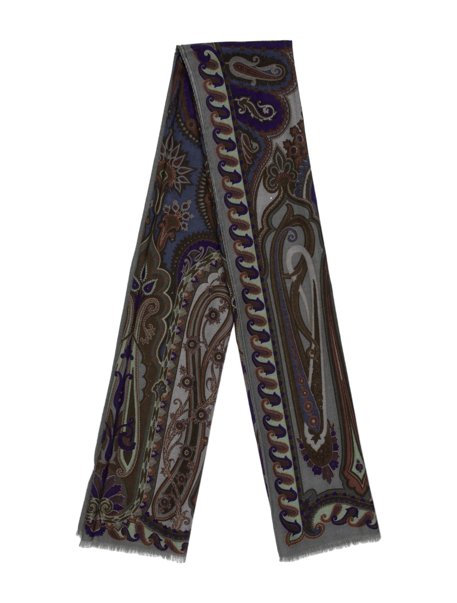 Etro Paisley Print Scarf