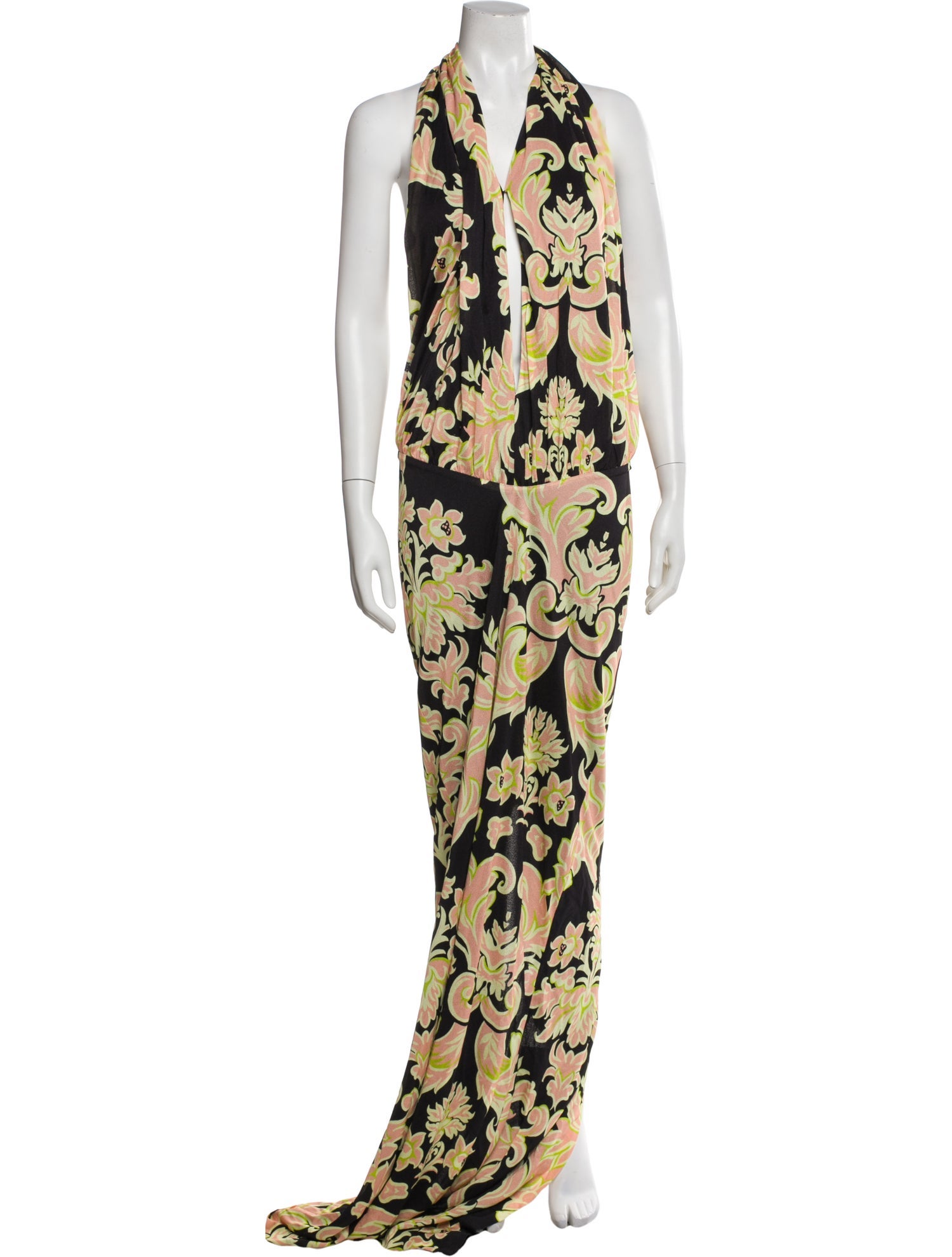 Etro Floral Print Long Dress w/ Tags