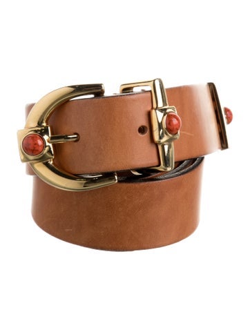Pre-owned Etro Leather Belt In Brown