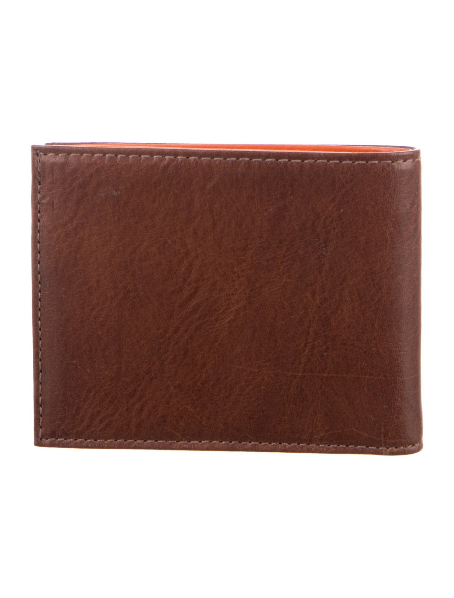 Etro Leather Printed Bifold Wallet