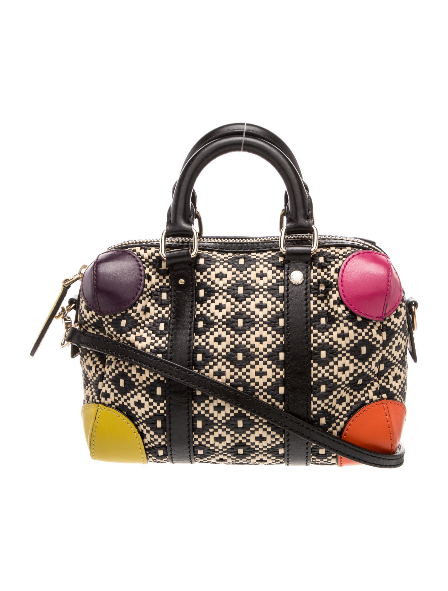 Etro Straw Shoulder Bag