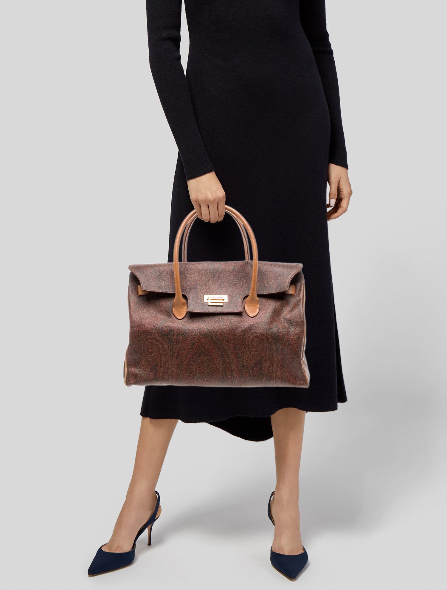 Etro Leather Tote - Red Totes, Handbags - ETR252545 | The RealReal