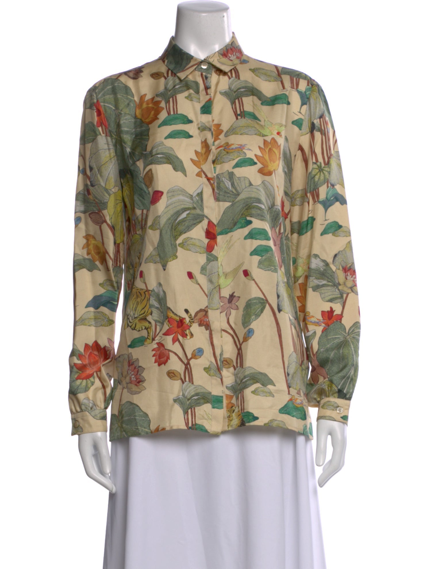 Etro Silk Floral Print Blouse