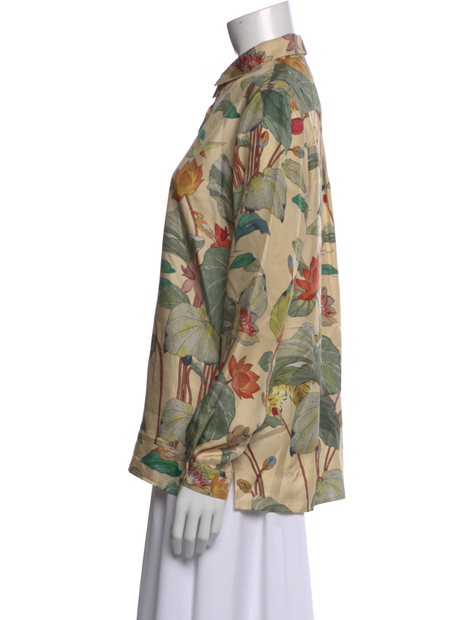 Etro Silk Floral Print Blouse