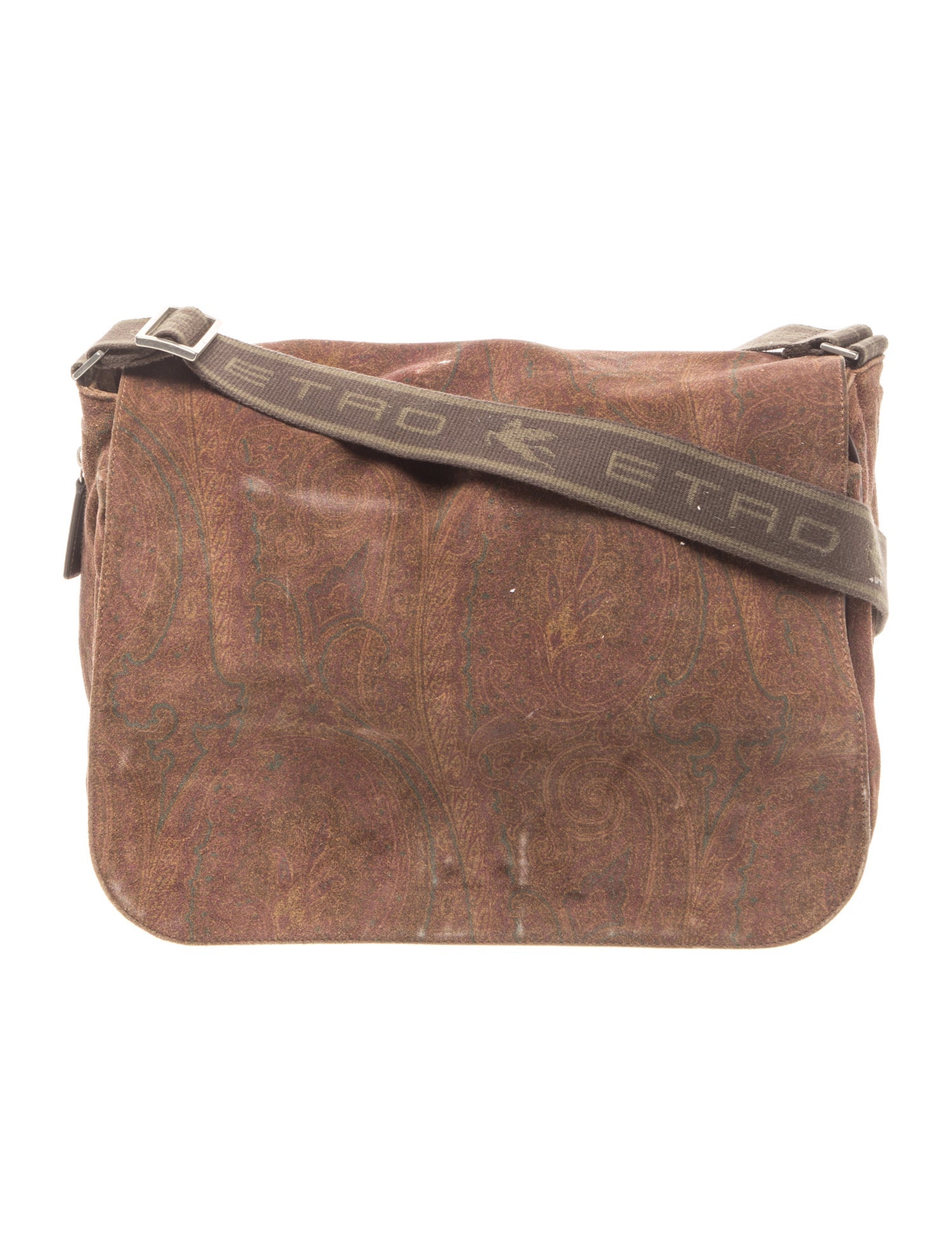 Etro Suede Messenger Bag