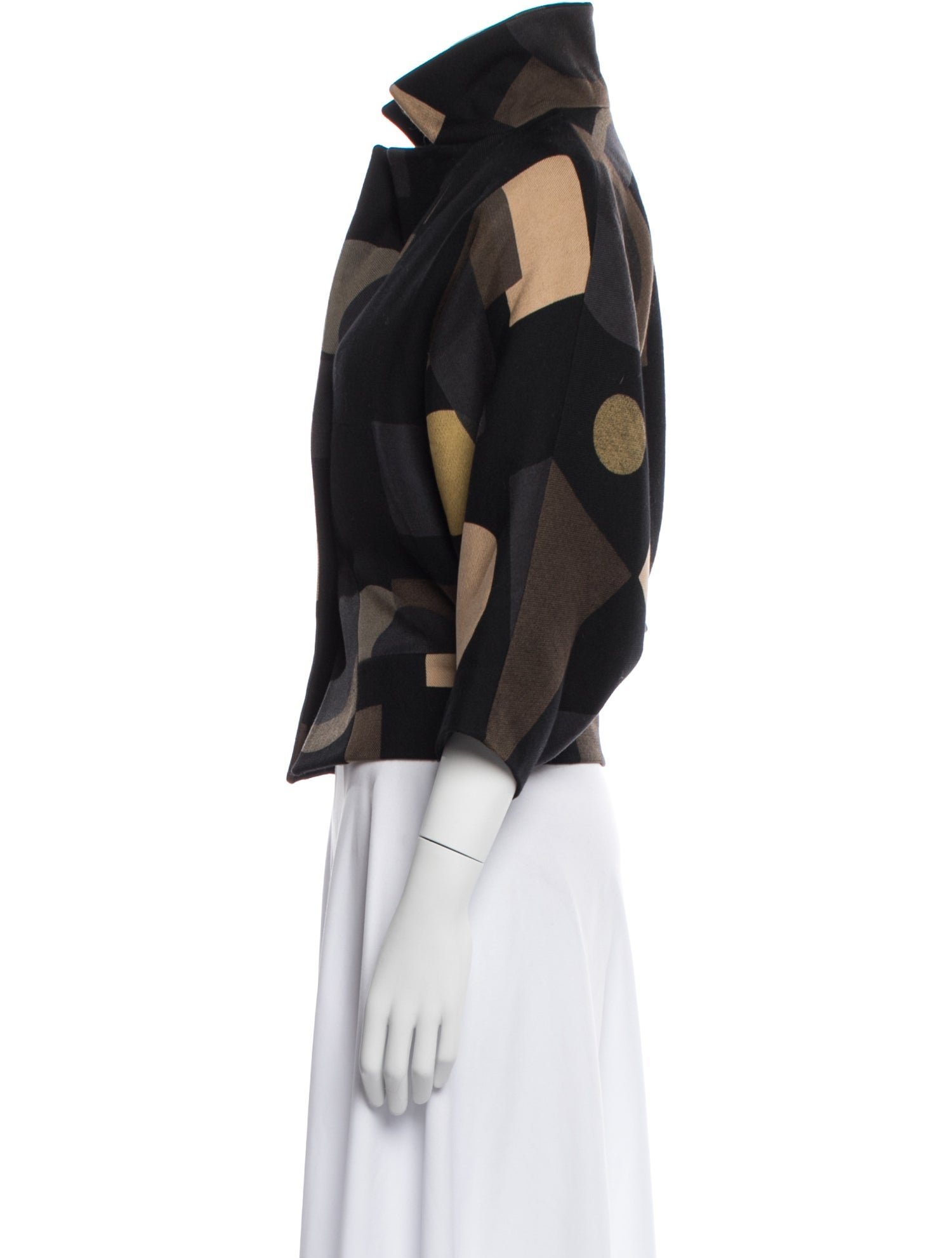 Etro Wool Graphic Print Jacket