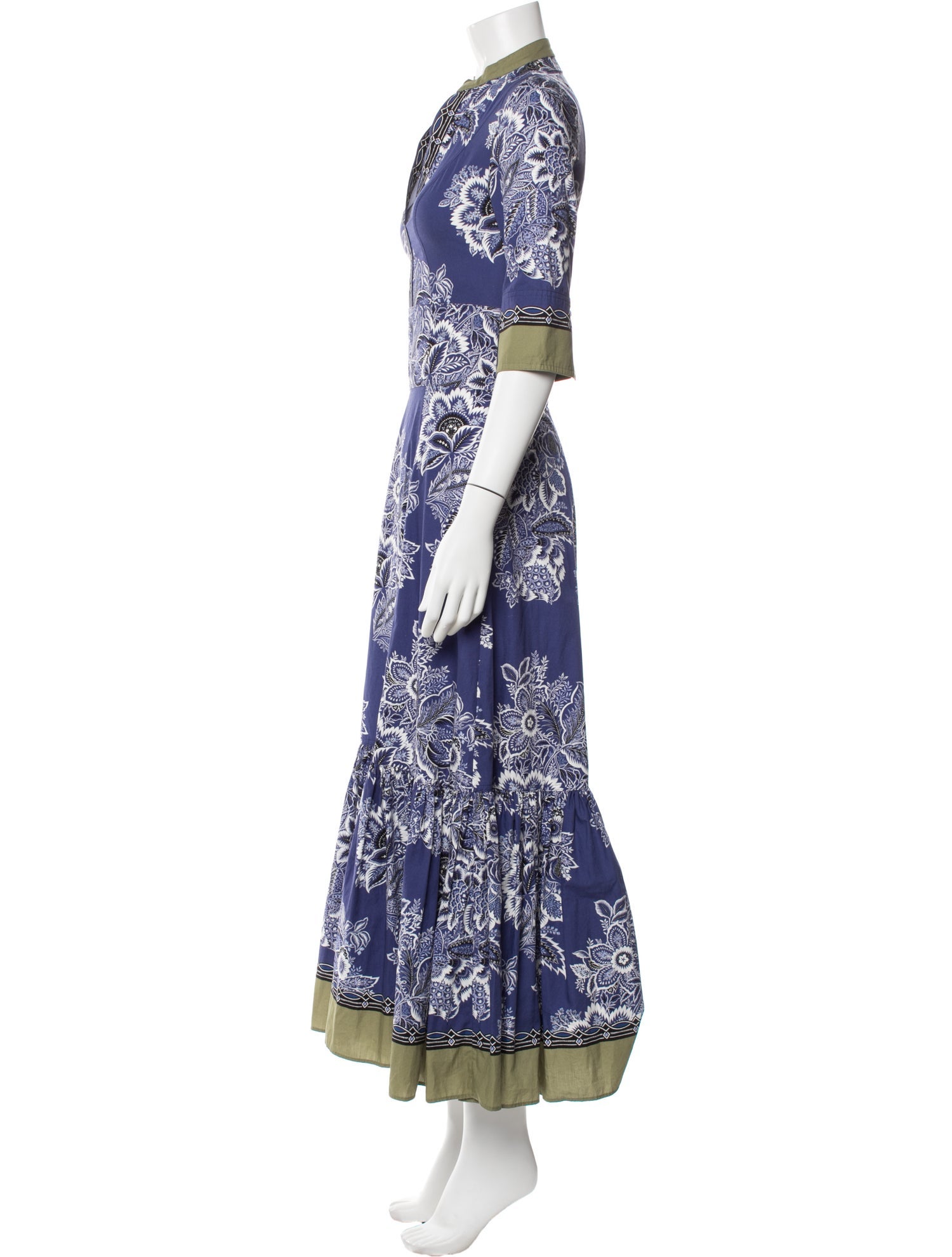 Etro Floral Print Long Dress