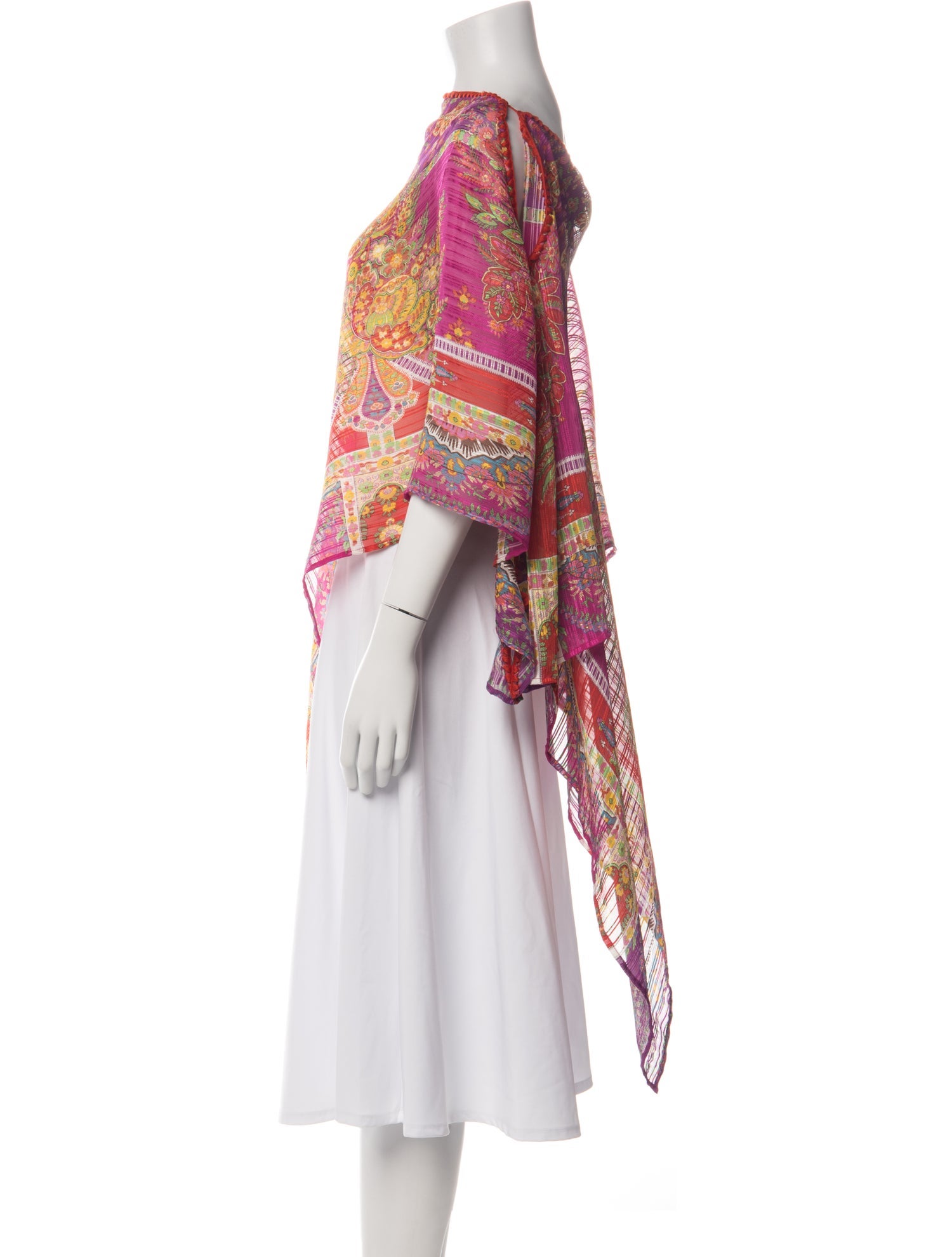 Etro Silk Floral Print Sweater