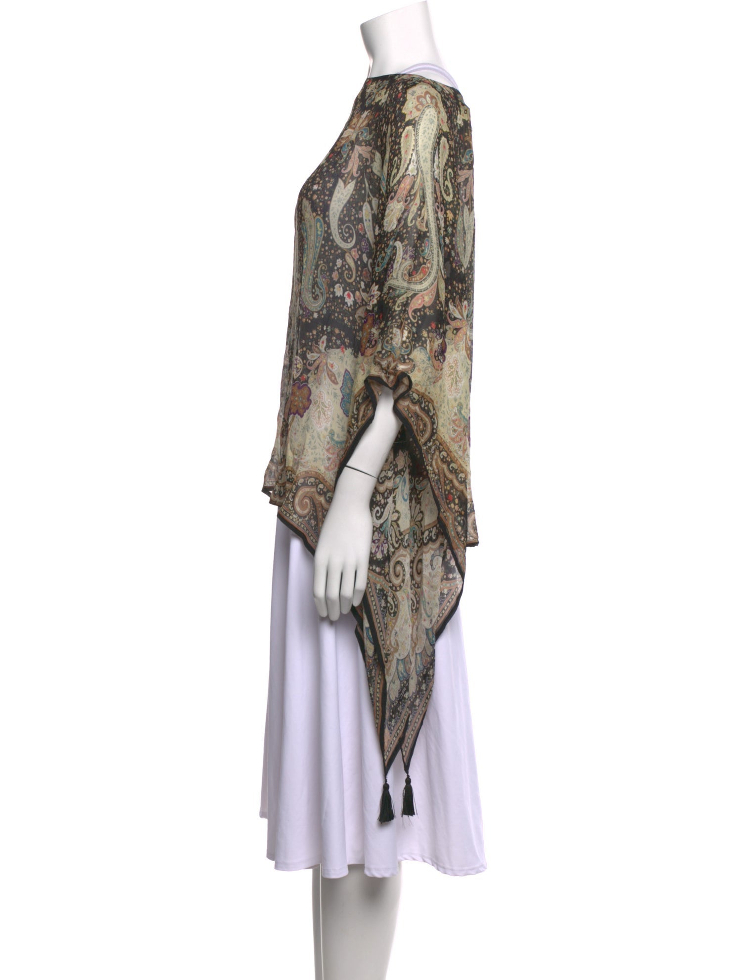 Etro Silk Paisley Print Tunic