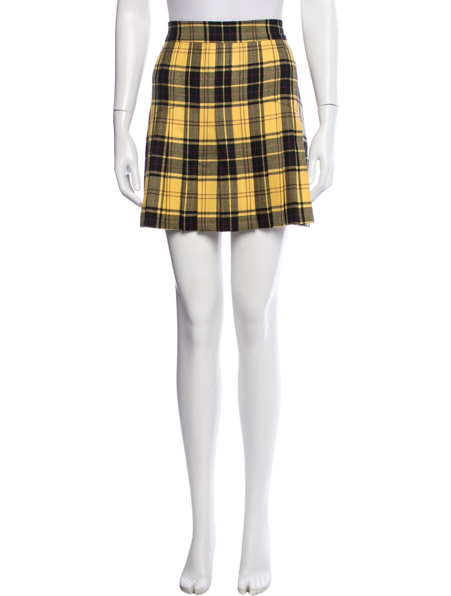 Virgin Wool Mini Skirt