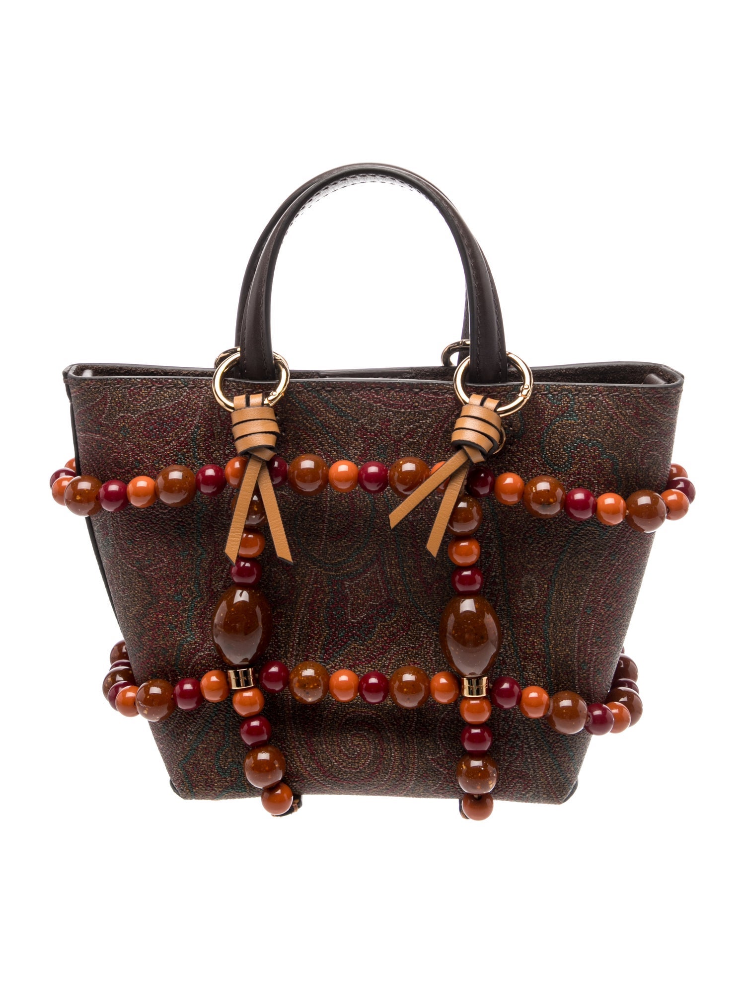 Tory Burch Lee Radziwill Suede Bag - Green Handle Bags, Handbags