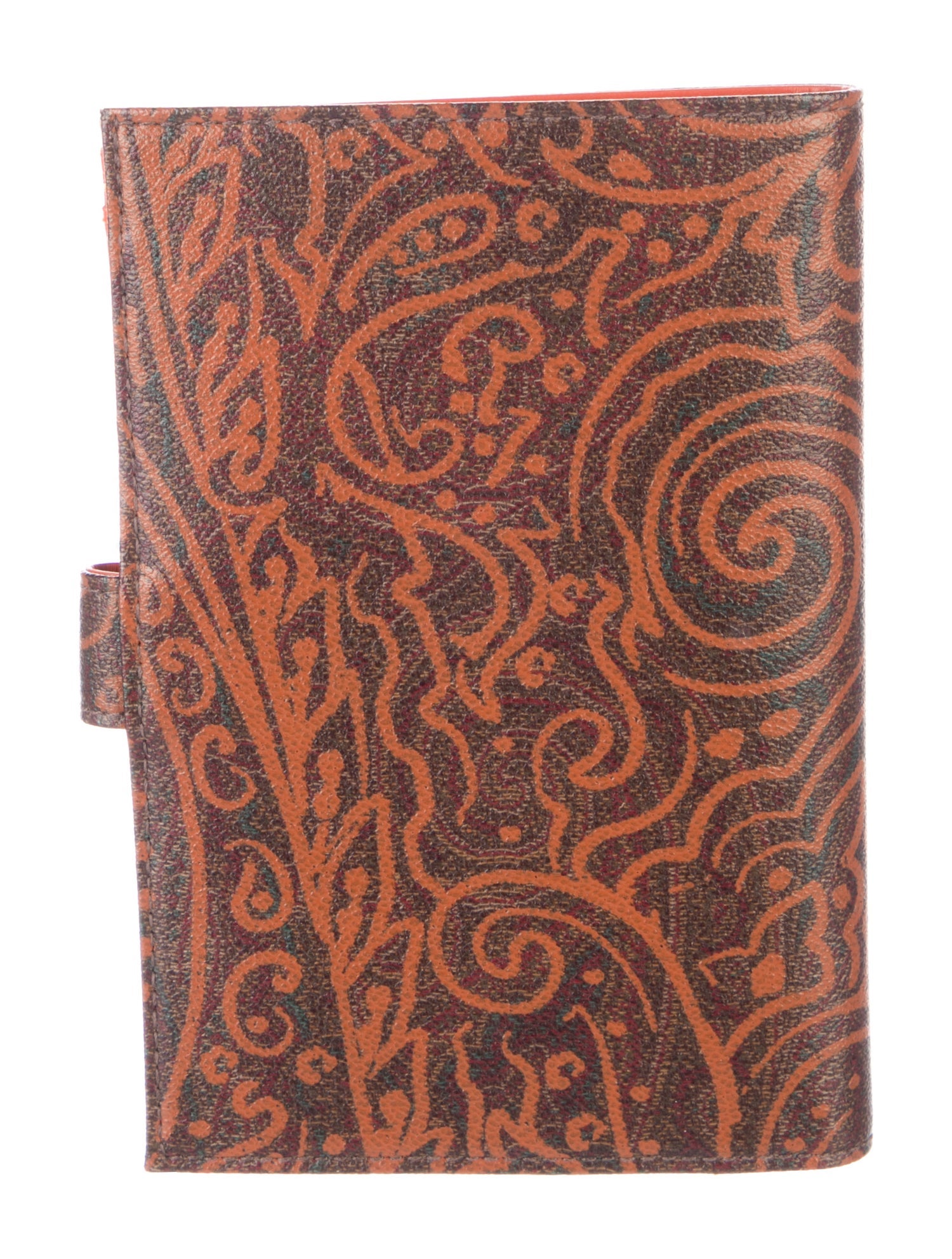 Etro Leather Printed Bifold Wallet