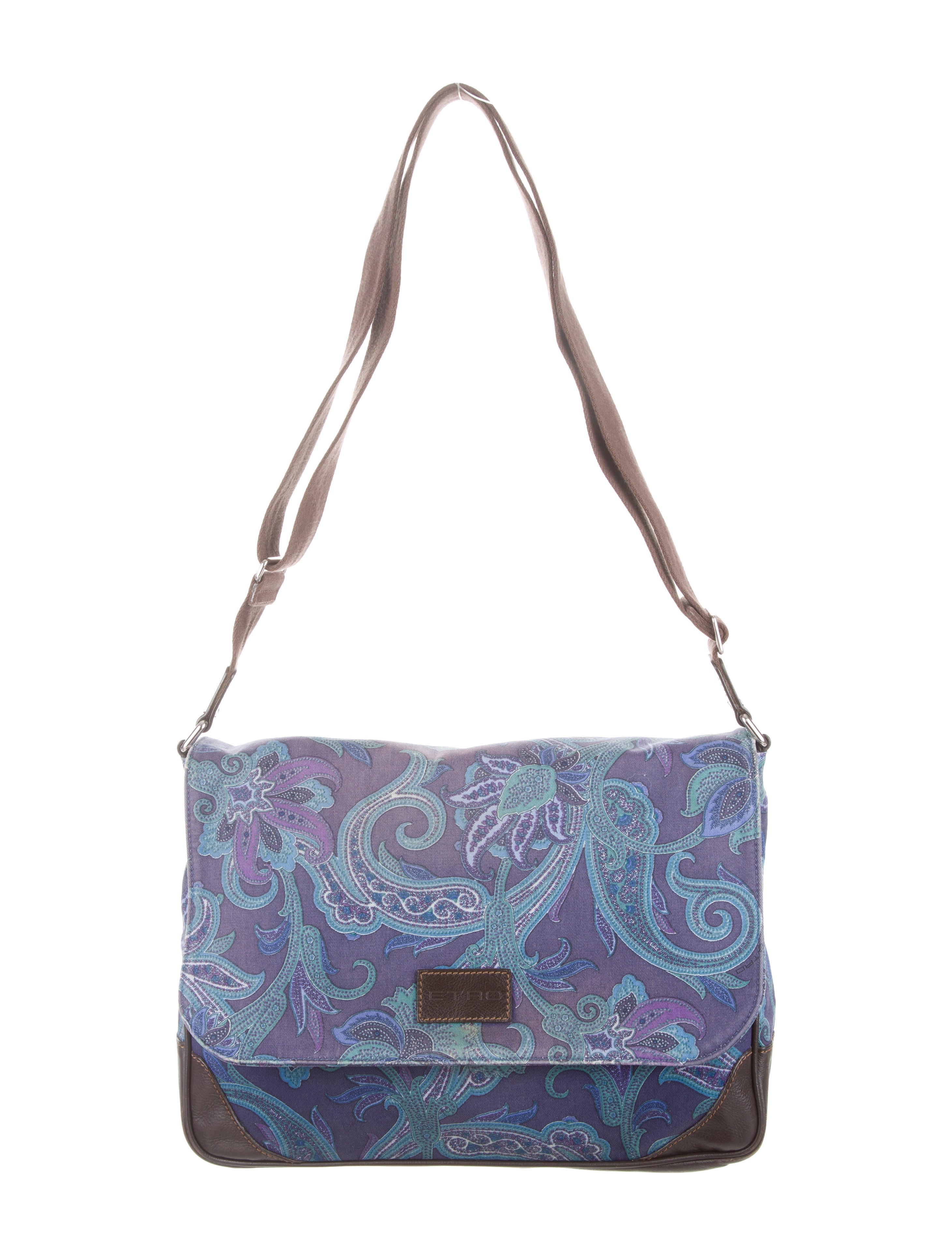 Etro Paisley Print Messenger Bag Bags ETR32025 The RealReal