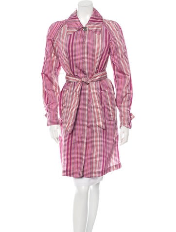 Etro Printed Trench Coat