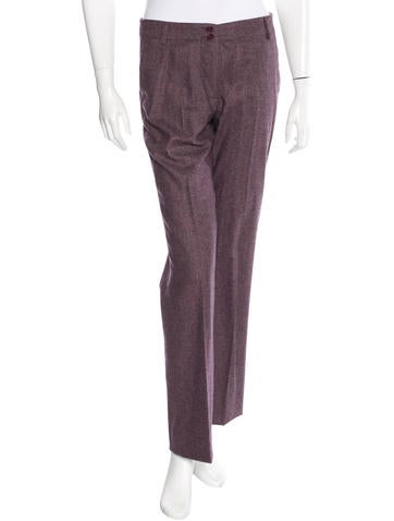 Etro Wool Wide-Leg Pants