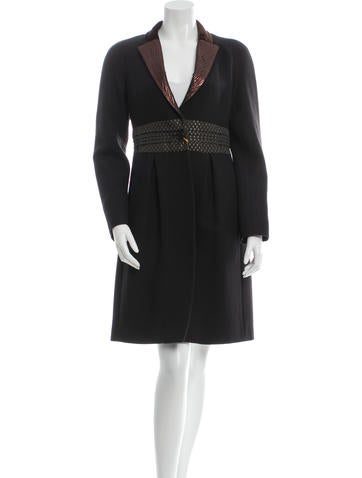 Etro Knee-Length Evening Coat w/ Tags