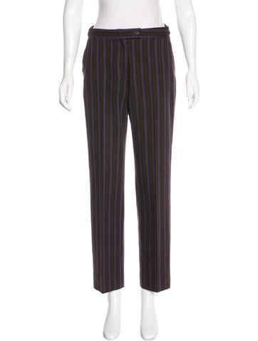 Etro Striped Wool Pants