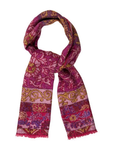 Etro Paisley Print Scarf