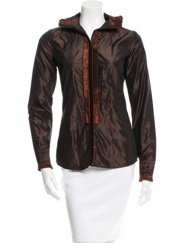 Etro Ruffled Silk Top