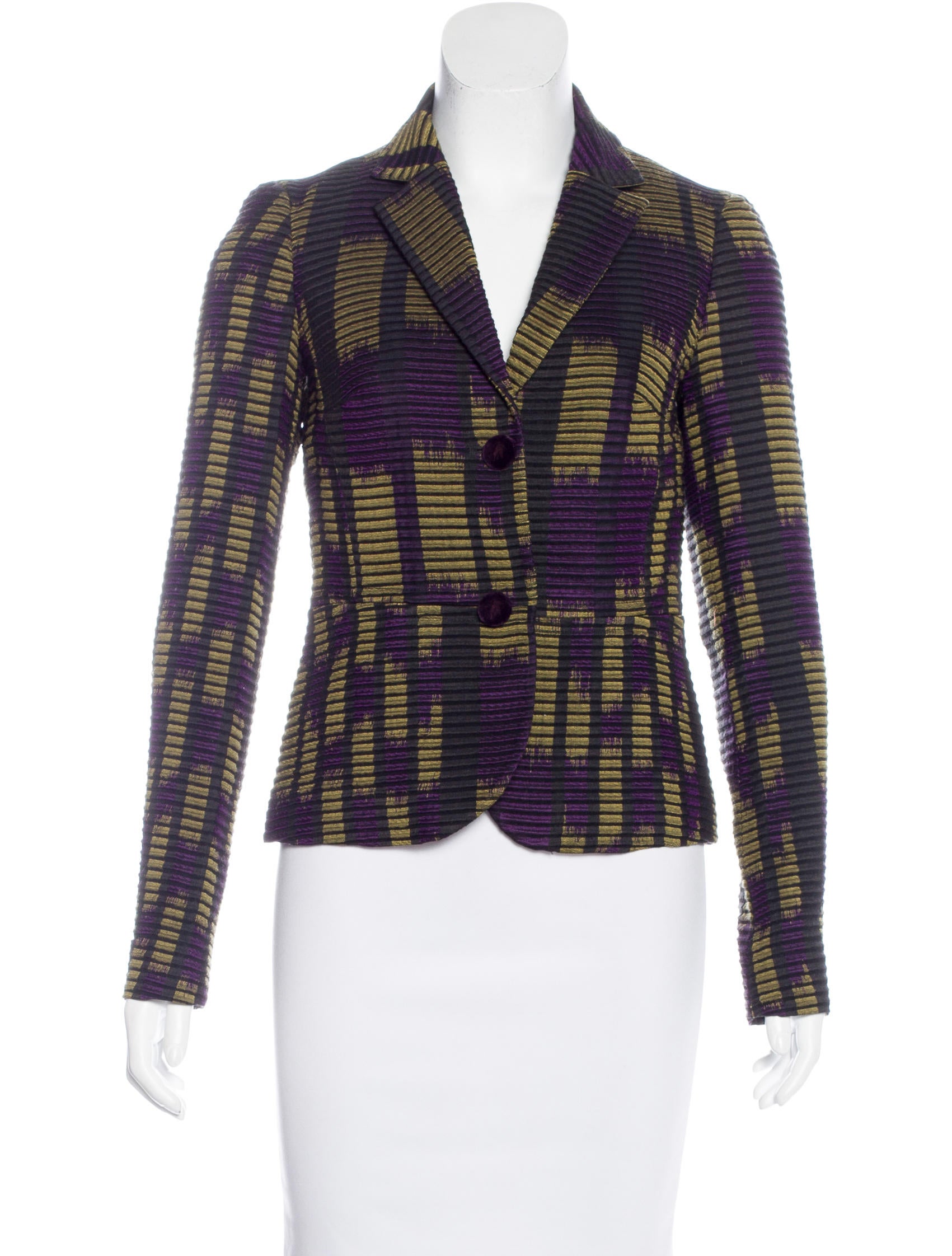 Etro Jacquard Woven Blazer Clothing ETR47442 The RealReal
