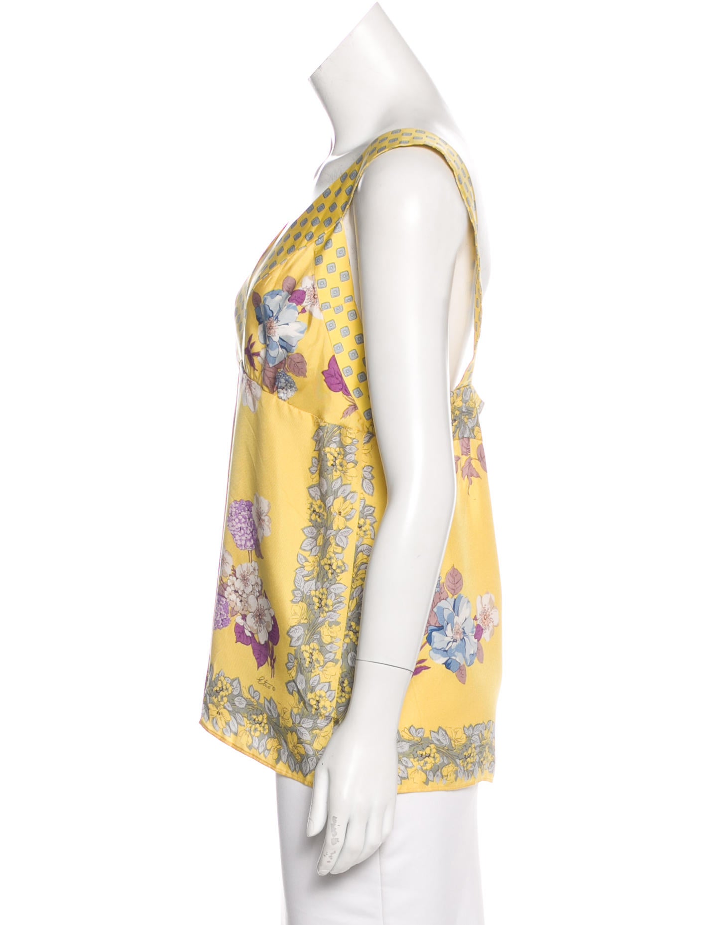 Etro Silk Printed Top Clothing ETR47601 The RealReal