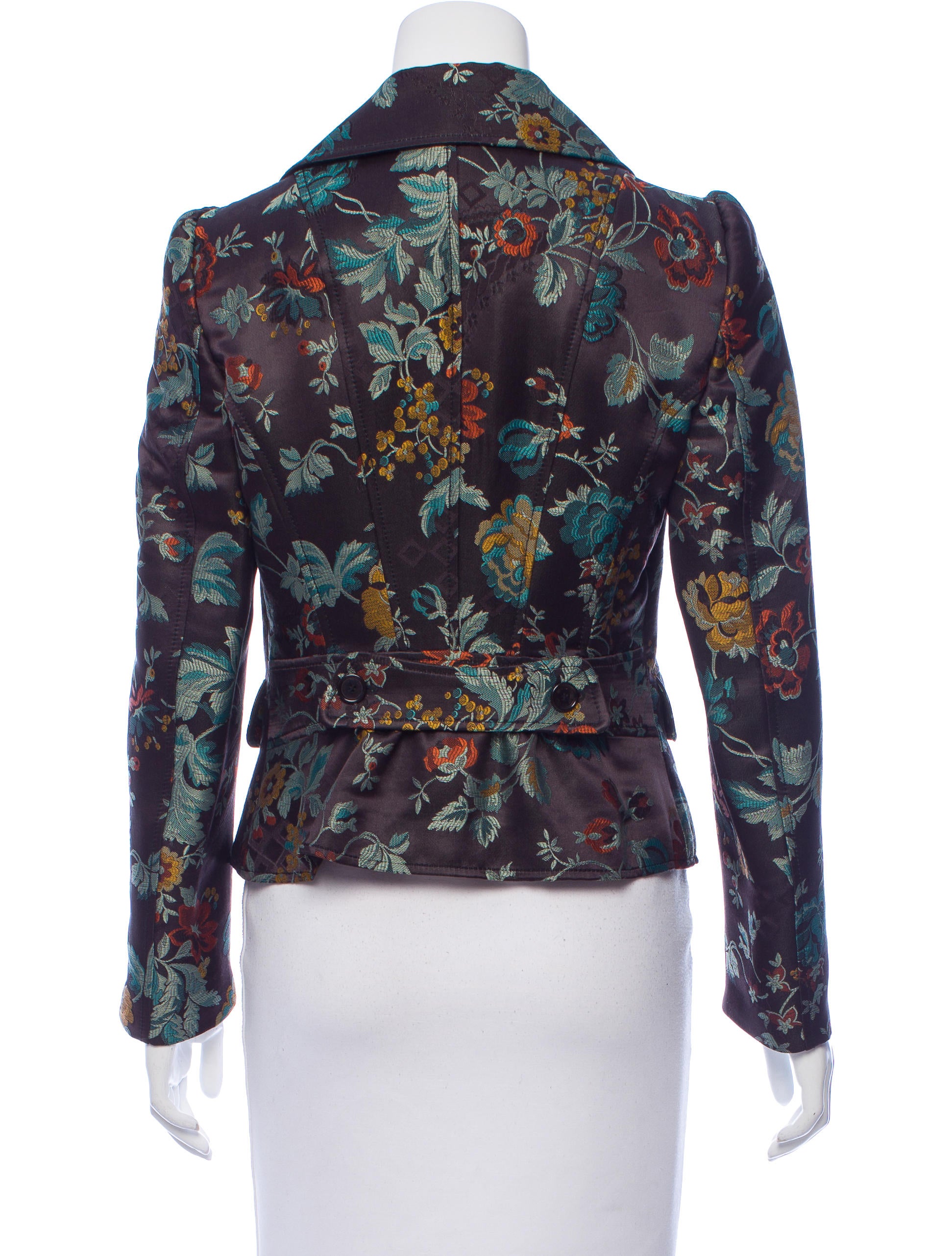Etro Floral Jacquard Blazer Clothing ETR48769 The RealReal
