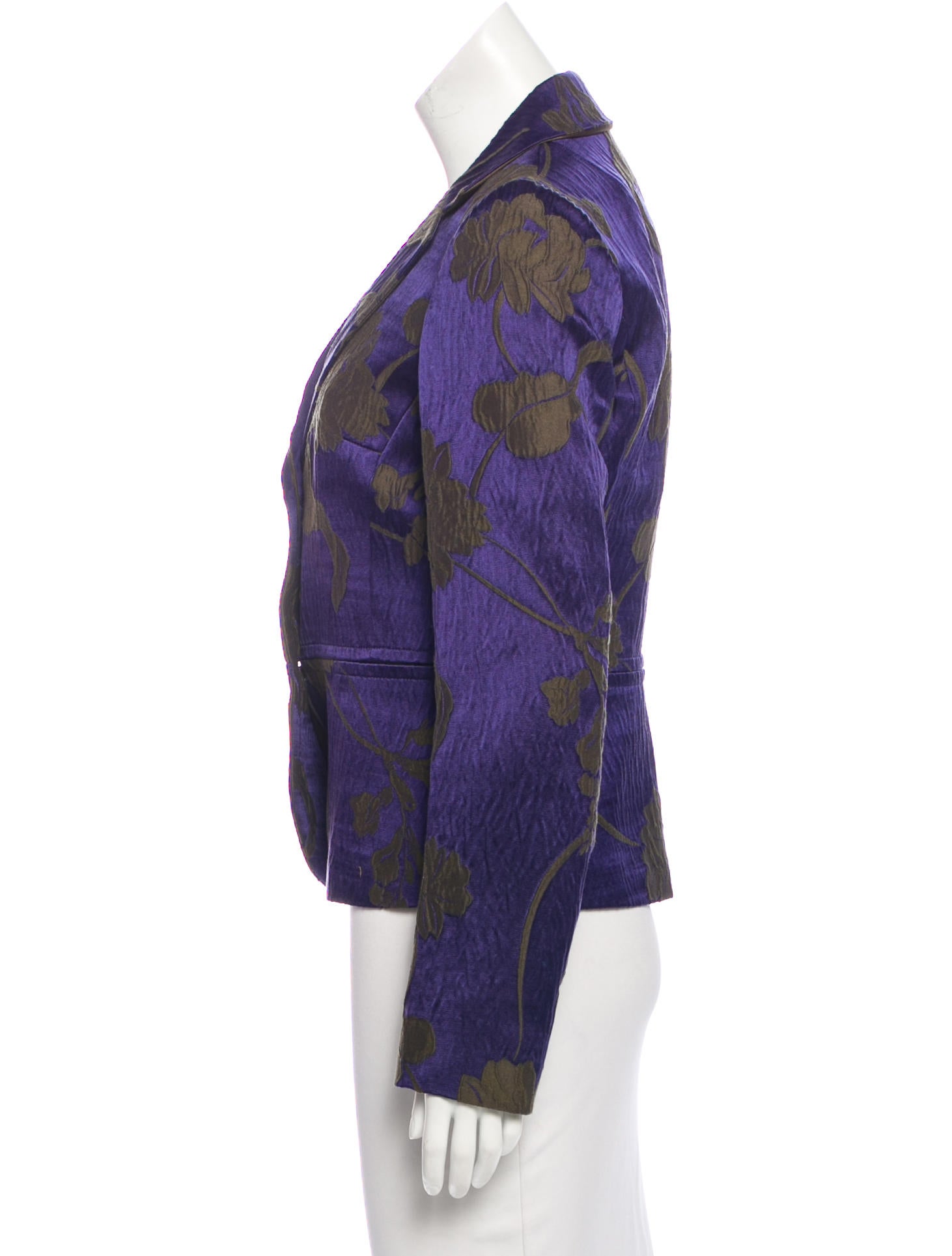 Etro Satin Jacquard Blazer Clothing ETR49262 The RealReal