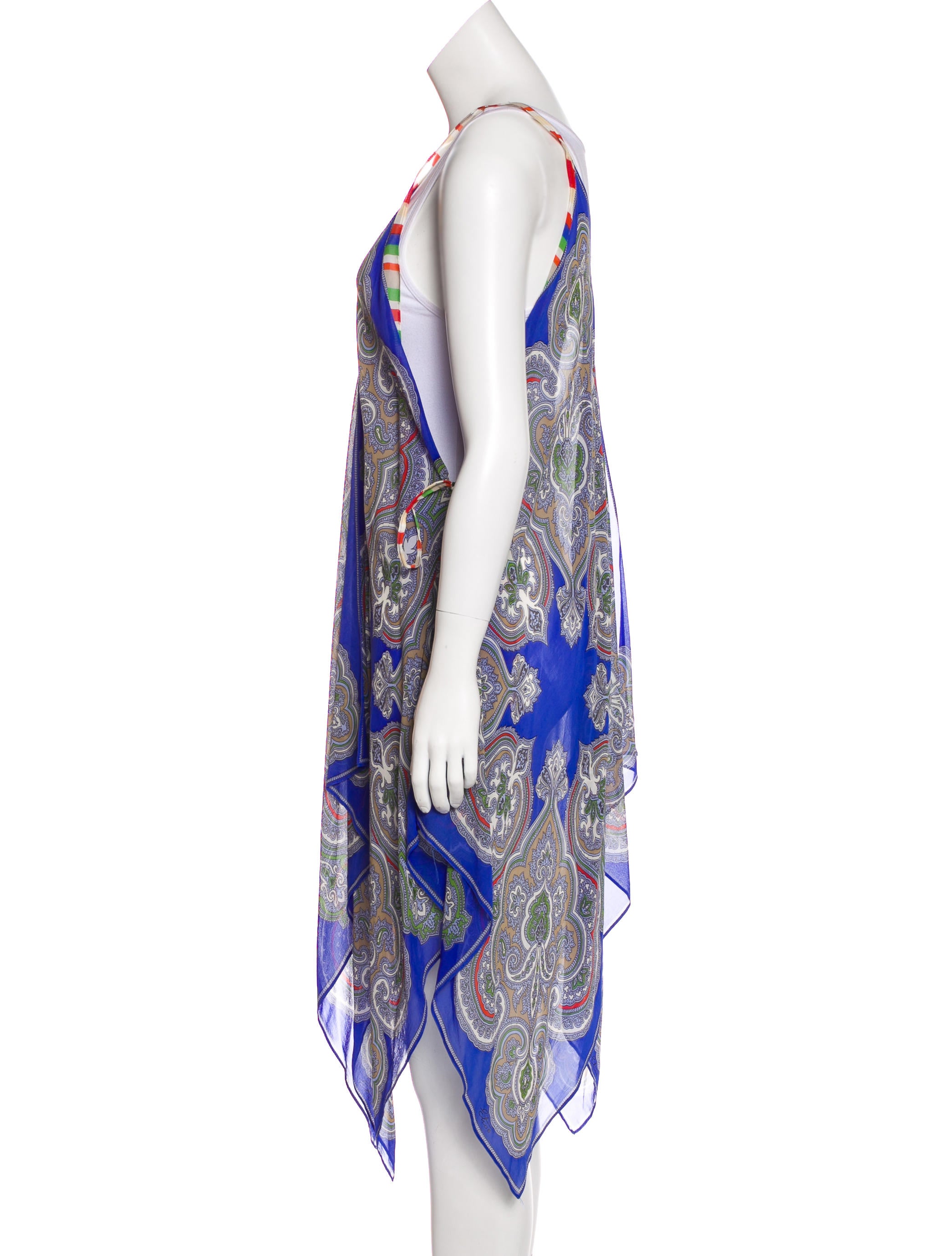 Etro Silk Swimsuit CoverUp Swimwear, Clothing ETR50115 The RealReal