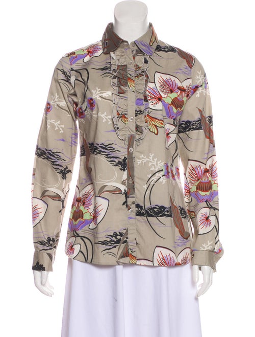 Etro Abstract Pattern Top Multicolor