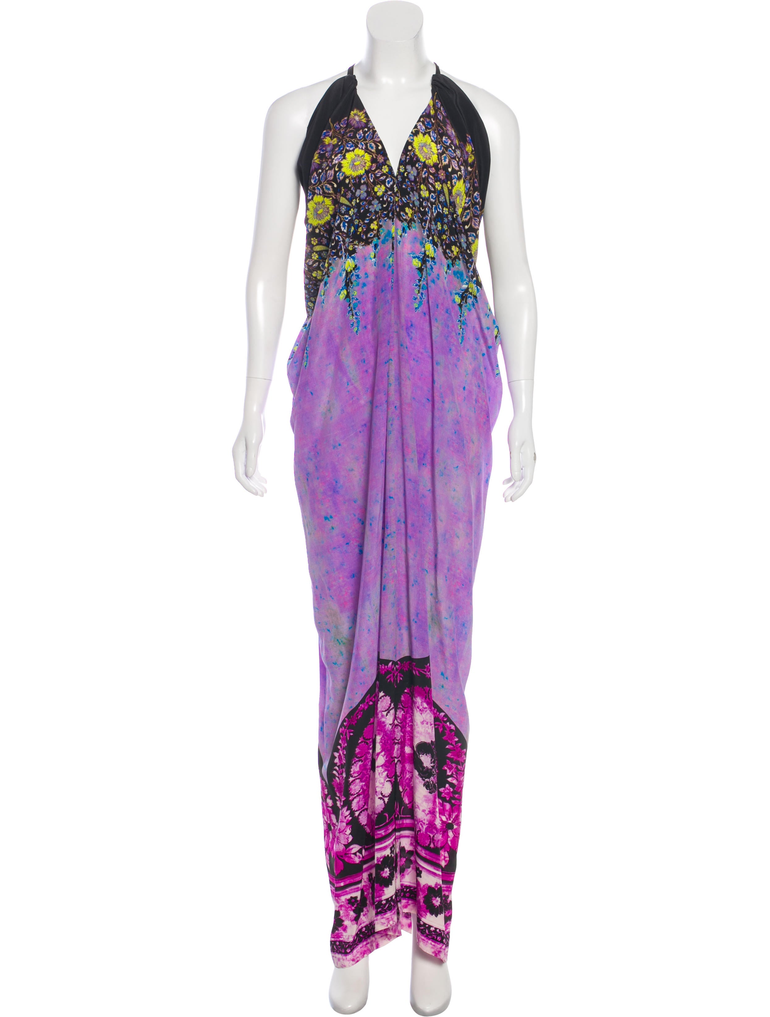 Etro Silk Maxi Dress Clothing ETR70192 The RealReal