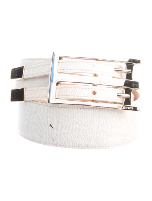 Etro Leather Waist Belt gold