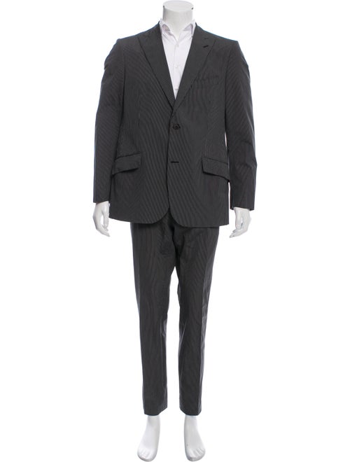 Etro Pinstripe Two-Piece Suit cream