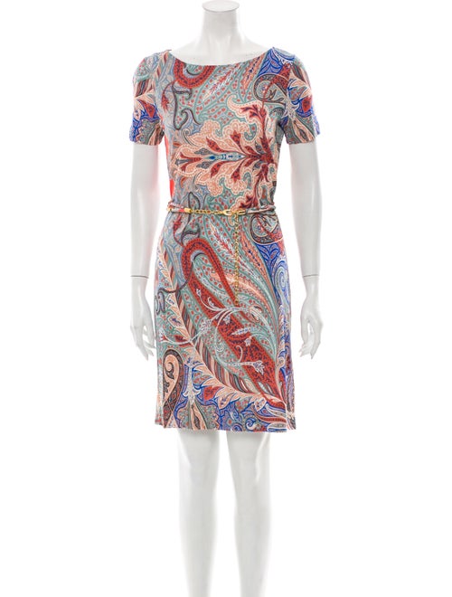 Etro Paisley Print Mini Dress